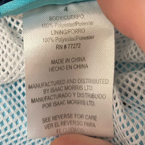 Sun Kidz Boys Size 4 Swim Shorts Blue Ombre With Cool Shark Graphic - Picture 5 of 6